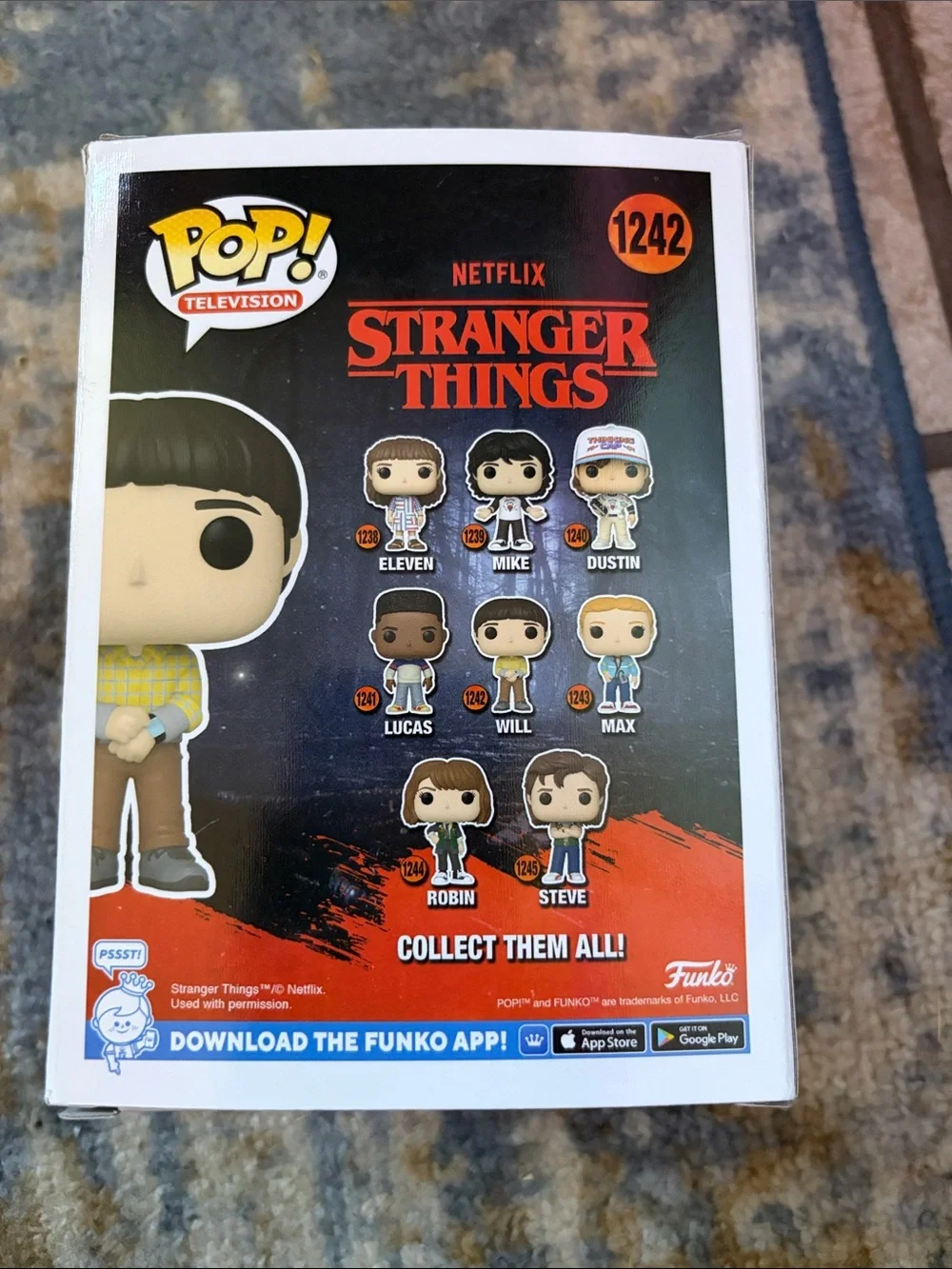 Funko Pop! Stranger Things Will Vinyl Figure - Yellow Plaid Shirt